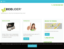 Tablet Screenshot of ecolider.com